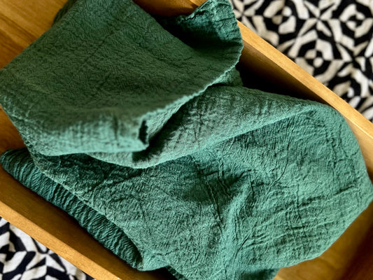 Hunter Hand-Dyed Cotton Flour Sack Towels - 28 x 28 - Handmade